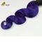 Purple Wavy Ombre Human Hair Extensions 26 Inch Kinky Curly