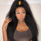 Capless Glueless Wigs Human Hair 360 Kinky Straight ODM