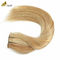 Virgin Human Hair Clip In Extensions Ponytail Straight Piano Color