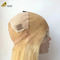 Full Front Lace 613 Human Hair Wig Straight Glueless Blonde